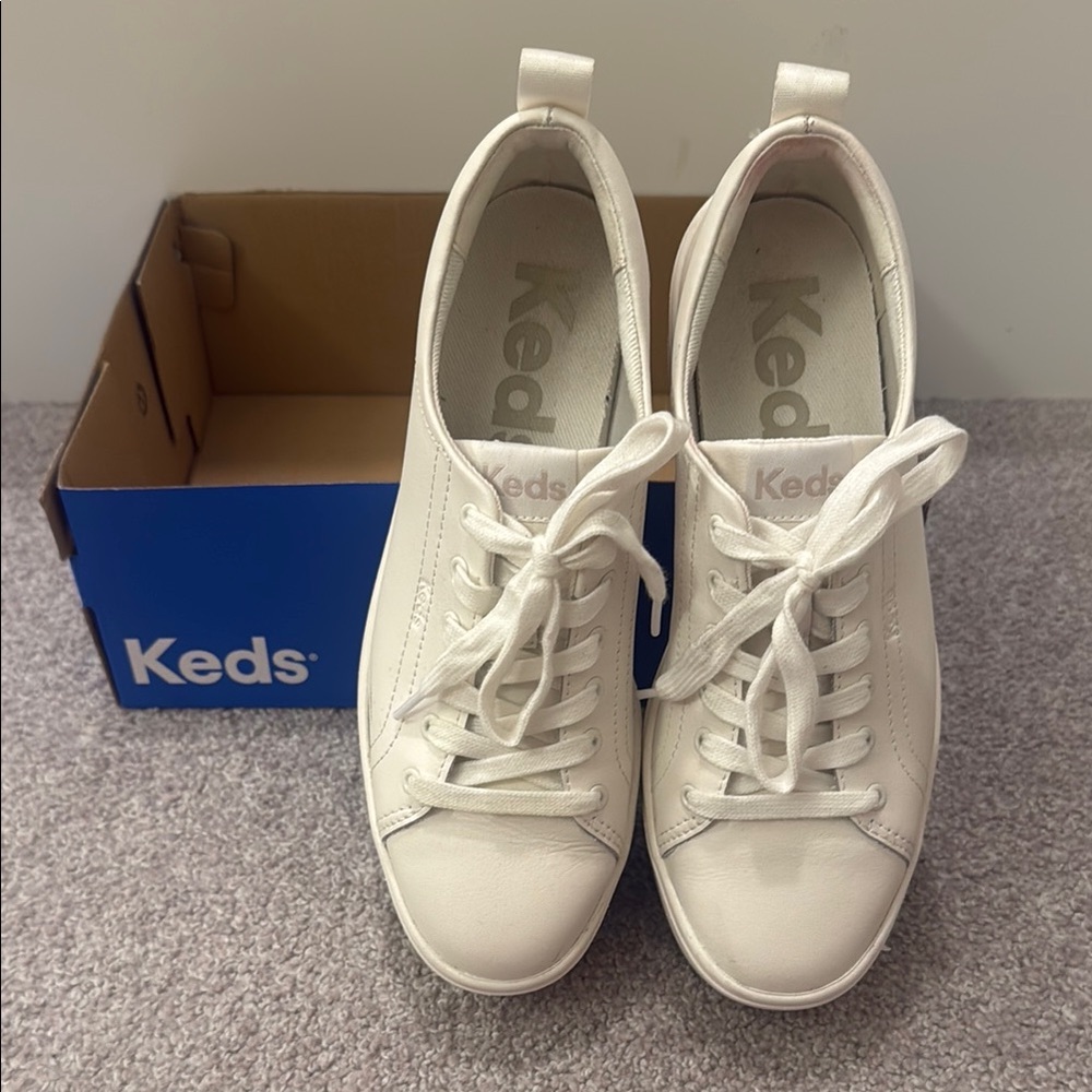 Keds Skyler Leather White Sneakers